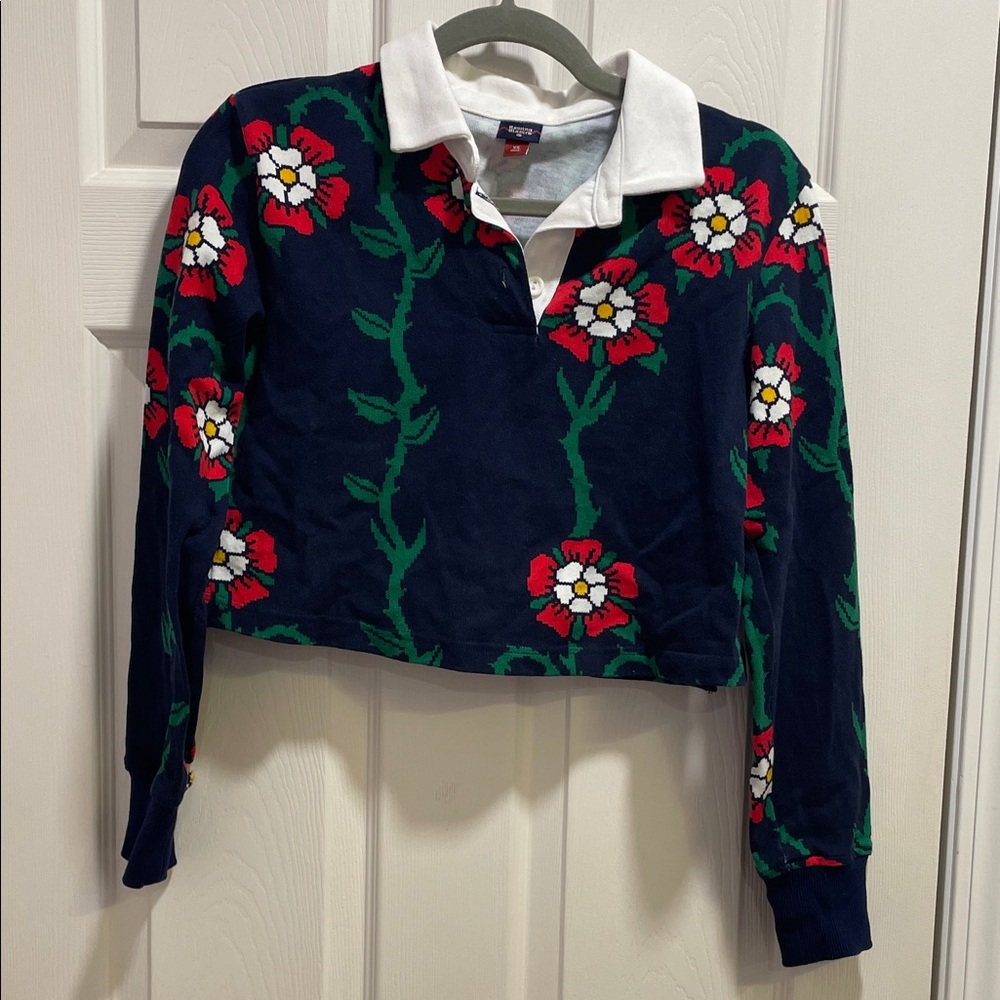 Rowing Blazers Floral Polo Sweater